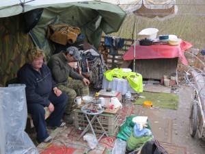 Bezdomovci v Pecnianskom lese
