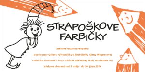 Straposkove farbicky - DL format - POZVANKA - s nazvom