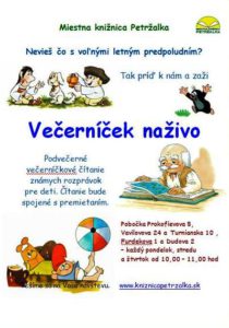 Večerníček naživo - leto