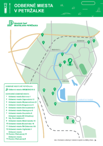Mapa a zoznam stálych odberných miest